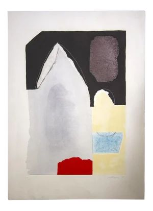 Giuseppe Santomaso, Composition, Lithograph, 1983
