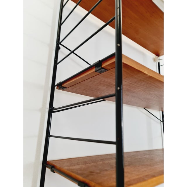 Free Standing String Shelf-System in Teak from WHB Germany, 1950s For Sale - Image 13 of 18