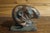 Gothic 1940s Bronze Ram Head Sculpture on Marble Base For Sale - Image 3 of 8