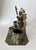 Antique Figural Native American Cold Painted Spelter Smoking Desk Set For Sale - Image 9 of 10