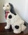 Mid 20th Century Staffordshire Style Black and White Spaniel For Sale - Image 5 of 9