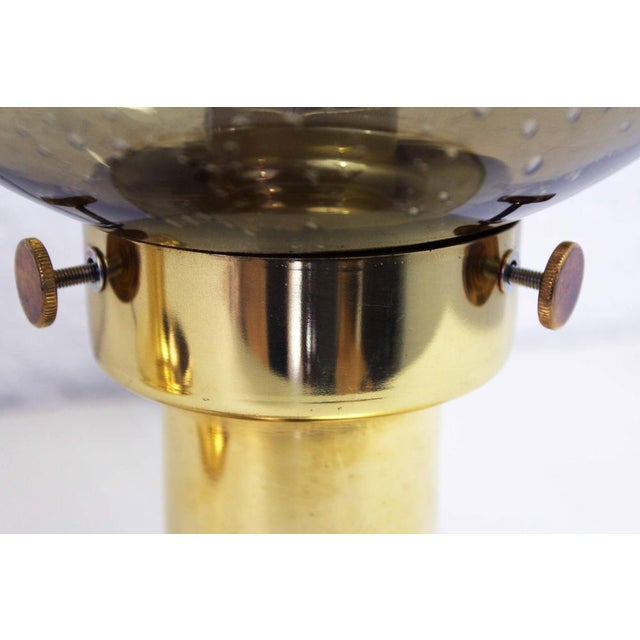 Smoked Glass Space Lamps, 1970s, Set of 2 For Sale - Image 12 of 17