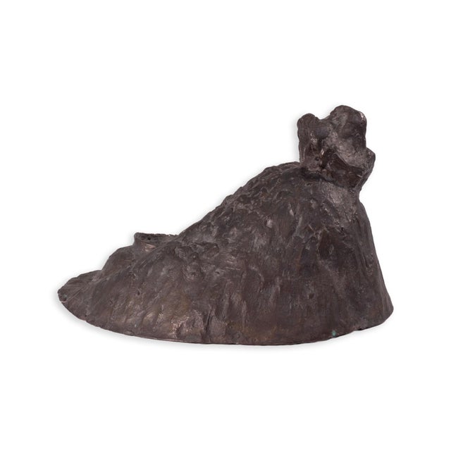 Abstract Richard Kozlow - Untitled (Abstract), 1996 Black Bronze Modernist Sculpture For Sale - Image 3 of 7