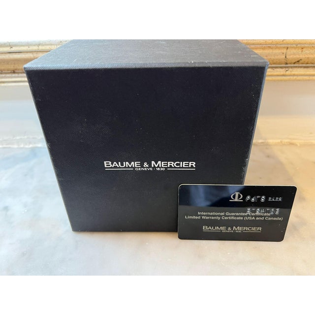 Baume & Mercier Stainless Steel Ilea Diamond Dial Watch 30mm For Sale - Image 11 of 11