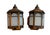 Mid 20th Century Weathered Brass and Copper Pair of Porch Lights - a Pair For Sale - Image 9 of 14