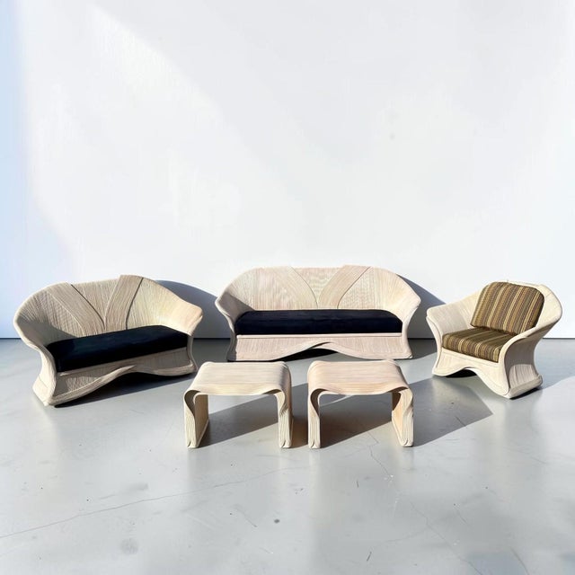 Sculptural Pencil Reed End Tables For Sale - Image 9 of 10