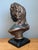 Vintage Gilt Tipped Carved Wood Female Bust For Sale - Image 12 of 18