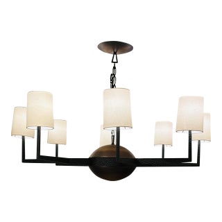 Revelation Modern Bronze Open Arms Chandelier For Sale