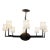 Revelation Modern Bronze Open Arms Chandelier For Sale