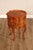 Vintage Marquetry Inlaid Side Table or Bedside Stand with Intricately Carved Drawers
