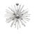 Italian Modern Murano Sputnik Ceiling Light For Sale - Image 6 of 6