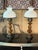 Metal Vintage Oil-Lamp Style Table Lamps, Pair For Sale - Image 7 of 12