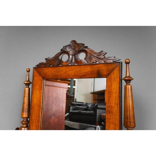 Gründerzeit Table Mirror in Wood For Sale - Image 14 of 16