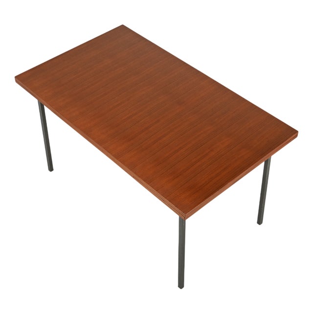 Vintage French Teak Dining Table, 1960s For Sale