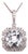 Diamond Aquamarine Necklace 18k Gold 2.24 TCW Certified For Sale
