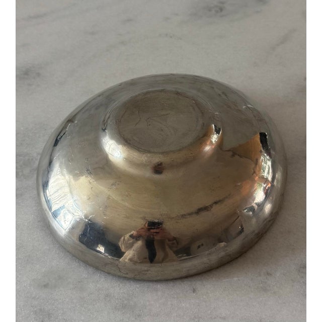 American Handmade Pewter Small Bowl by Riverwood Pewter For Sale In Austin - Image 6 of 12