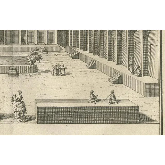 Caravanserai of Cachan, 1700s, Paper For Sale - Image 5 of 10