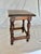Early 20th Century French Walnut Stool For Sale - Image 10 of 12