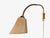 1950s Mid-Century Modern Ajh, Swedish Modern, Adjustable Wall Light, Brass, Pleated Fabric For Sale - Image 9 of 14