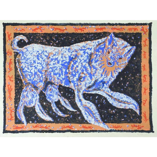 Vintage 1993 Surreal Dog Star Constellation Serigraph For Sale In Seattle - Image 6 of 6