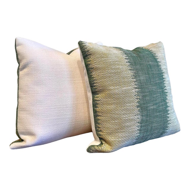 Pair of Custom Toss Pillows For Sale