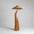 This stunning rattan floor lamp is an exquisite mid-century modern piece, expertly crafted with an organic shroom shape...