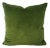 Moss Green Texture Velvet Pillow Cover - Dark Olive Green Stripe Velvet Square Cushion Case For Sale
