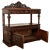 Antique Scottish Carved Oak Renaissance Revival Wine Server Buffet Sideboard For Sale - Image 4 of 12