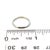 Metal Late 20th Century Tiffany & Co Estate Wedding Band Platinum, Size 7.5 For Sale - Image 7 of 7