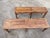 1800's Chestnut Benches For Sale - Image 4 of 5
