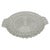 Vintage Clear Pressed Glass Cake Plate With Handles in 'Waterford' Pattern by Anchor Hocking For Sale - Image 10 of 12
