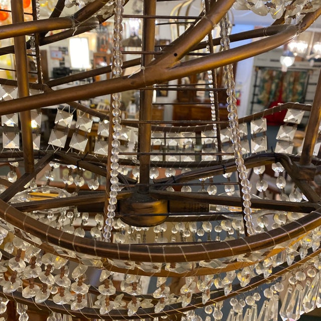 Z Gallerie Crystal Ship Chandelier