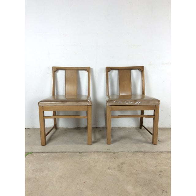 Set of 6 Mid Century Modern Dining Chairs With Limed Walnut Finish For Sale - Image 10 of 18