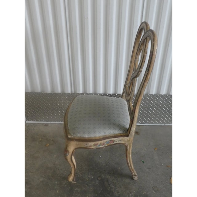 Parish - Hadley 18th Century Painted Italian Side Chair For Sale - Image 4 of 8