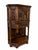 Pair of Antique French Gothic Carved Oak Cabinets With Heraldic Crest Iron Hardware - 2 For Sale In San Diego - Image 6 of 9