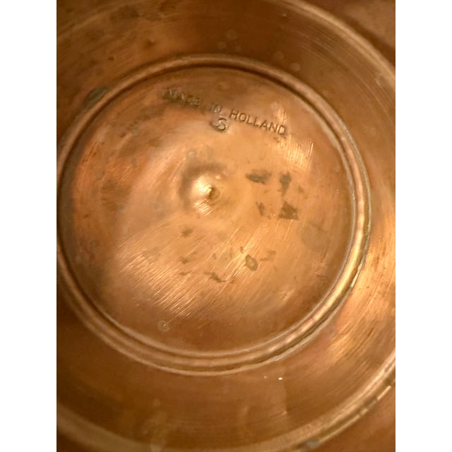 Copper Hammered Copper Pitcher For Sale - Image 8 of 15
