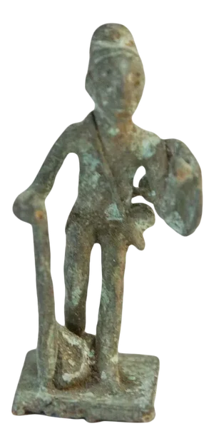 Vintage African Small Oxidized Warrior
