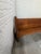 Farmhouse Antique Solid Wood Church Pew – Curved End Panels & High Back – Architectural Bench For Sale - Image 3 of 12