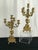 Mid 20th Century Mid-Century Italian Rococo Gilt Brass 5-Arm Candelabras - A Pair For Sale - Image 5 of 14