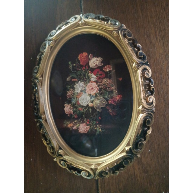 American Vintage Floral Frames For Sale - Image 3 of 10