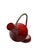 Red Vintage Polish Bedside Lamp in Glass and Metal, 1980s For Sale - Image 8 of 9