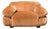Space Age Sesann Chair in Camel Brown Alpaca Velvet by Gianfranco Frattini for Cassina, 1972 For Sale