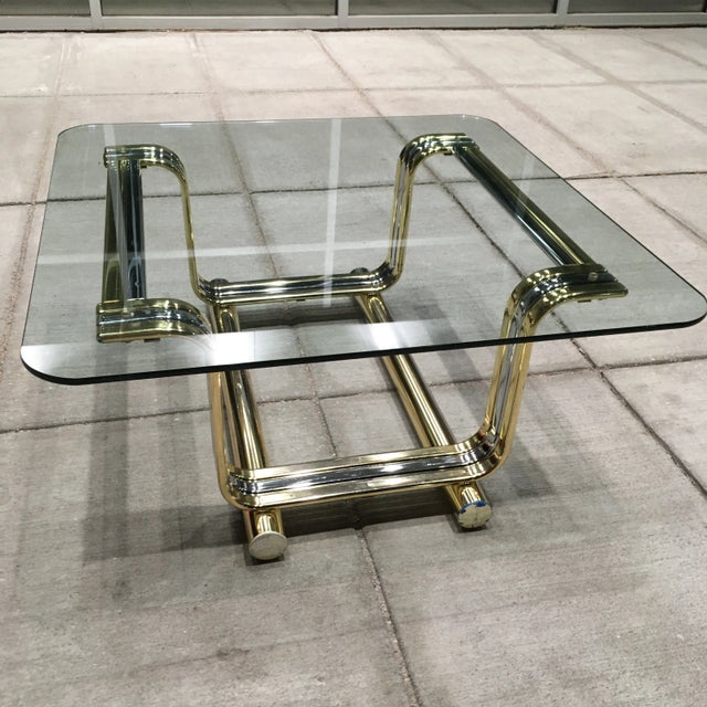 DIA - Design Institute America Mid-Century Modern Romeo Rega Style Coffee Table Manner of Dia For Sale - Image 4 of 12