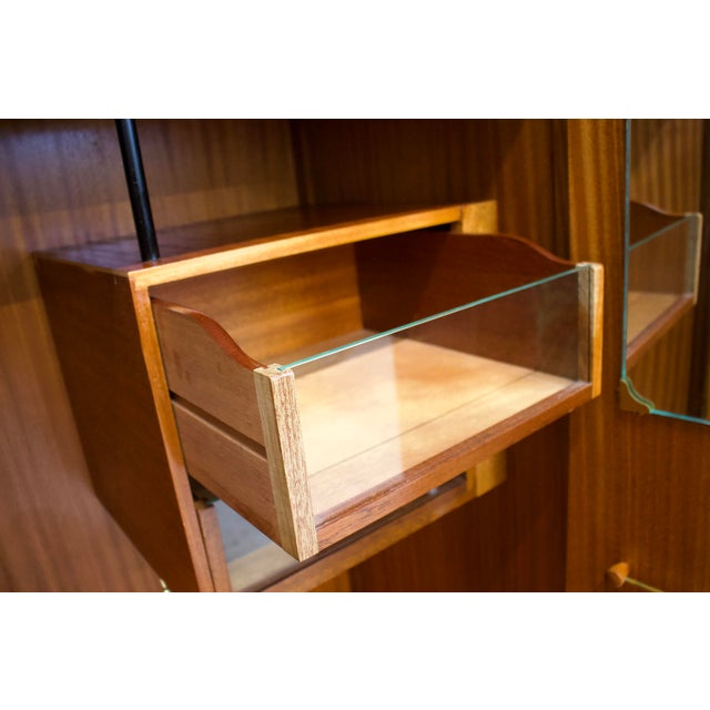 Brown Teak Wardrobe from Wrighton, 1960s For Sale - Image 8 of 13