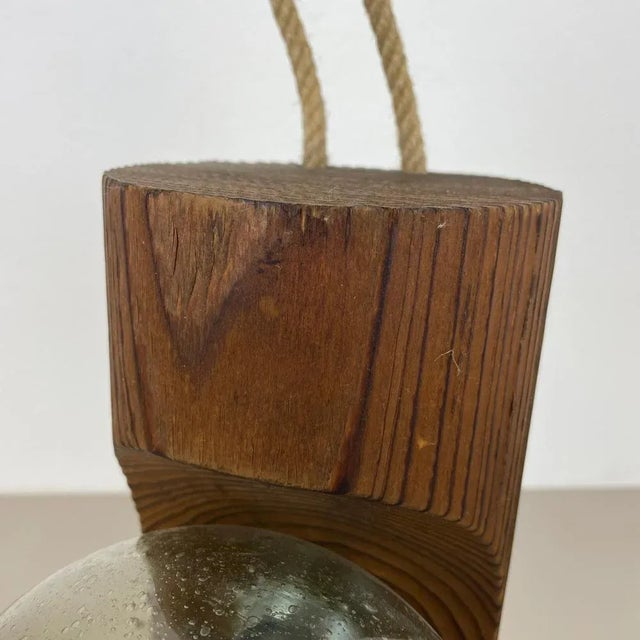Large Organic Sculptural Pine Wooden Table Light from Temde Lights, Germany, 1970s For Sale - Image 9 of 18