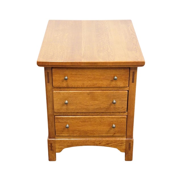 Mission Lexington Bob Timberlake Arts and Crafts Collection Mission Style 21" Chairside Chest / Accent End Table 0722-942 For Sale - Image 3 of 11