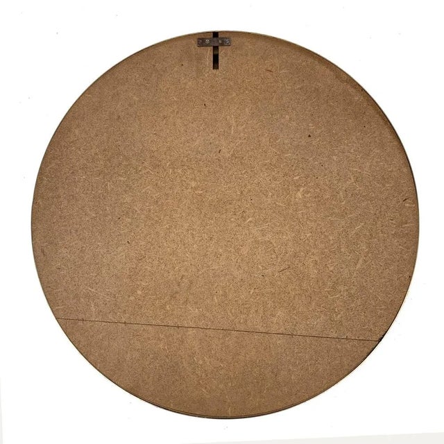Mid-Century Italian Gilded Aluminum Mirror by Sergio Mazza for Artemide, 1960s For Sale - Image 10 of 12