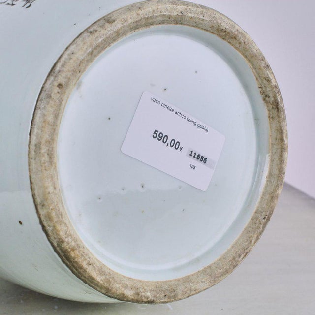 Ceramic Antique Chinese Vase For Sale - Image 7 of 10