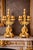 1860 Ad Mougin Louis XVI Gilt Bronze Clock Garniture - 3 Pc. For Sale - Image 9 of 18