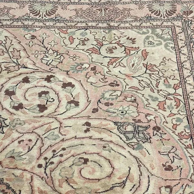 1970s 1970s Old Turkish Kaisari Area Rug 8’5″ X 12’0″ For Sale - Image 5 of 11